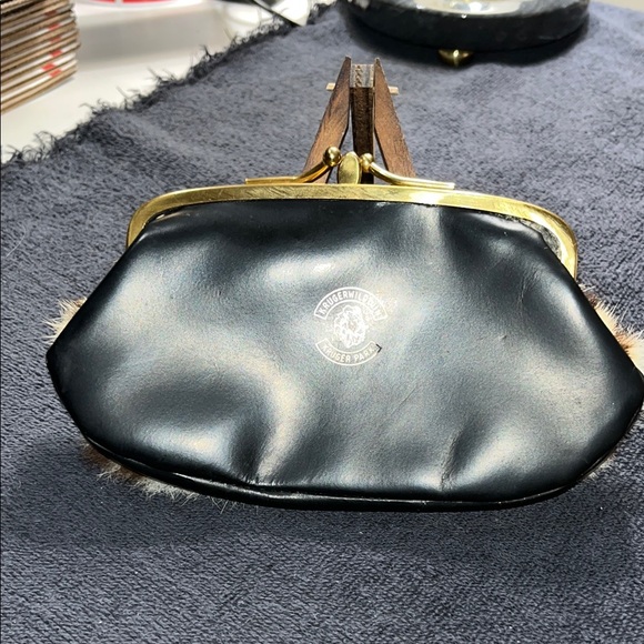 Leopard Print Faux Fur Wristlet - Picture 2 of 4